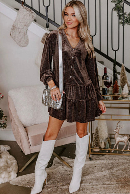 The Chocolate Brown Grace Dress