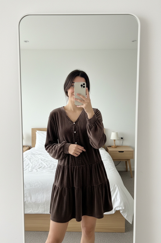 The Chocolate Brown Grace Dress
